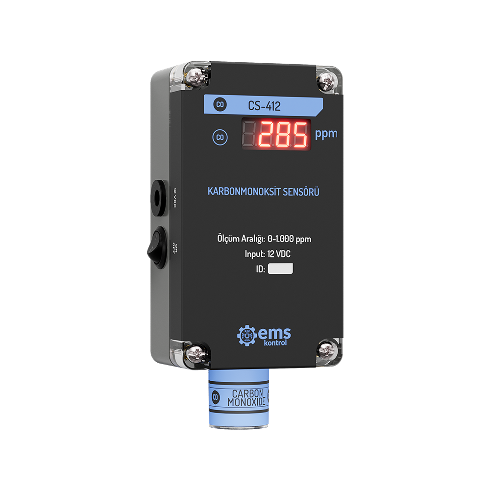 EMS CS-412 Medidor Portátil de Monóxido de Carbono (CO)